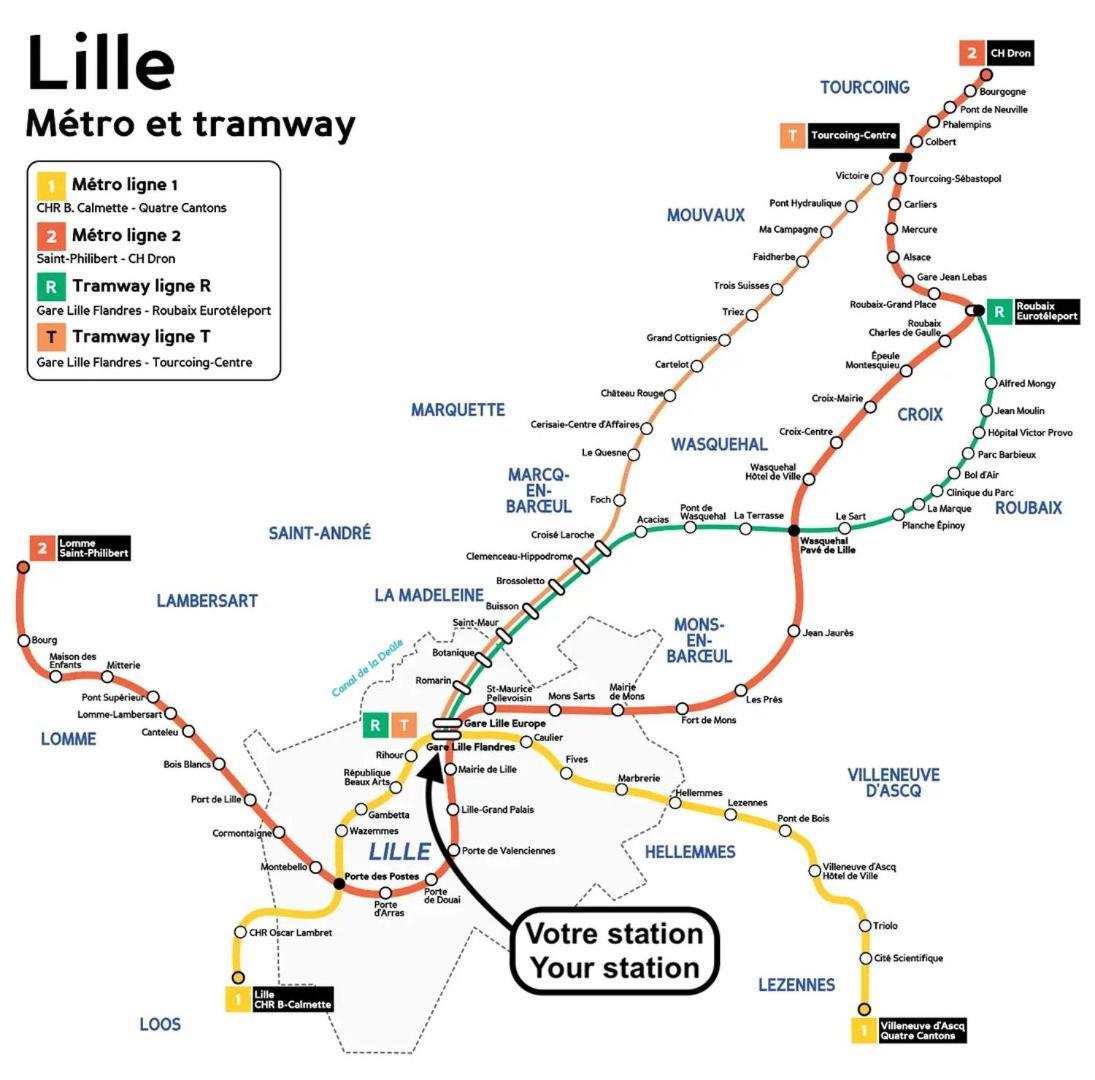 Lille Hypercentre -Appartement 2Ch, 5P المظهر الخارجي الصورة